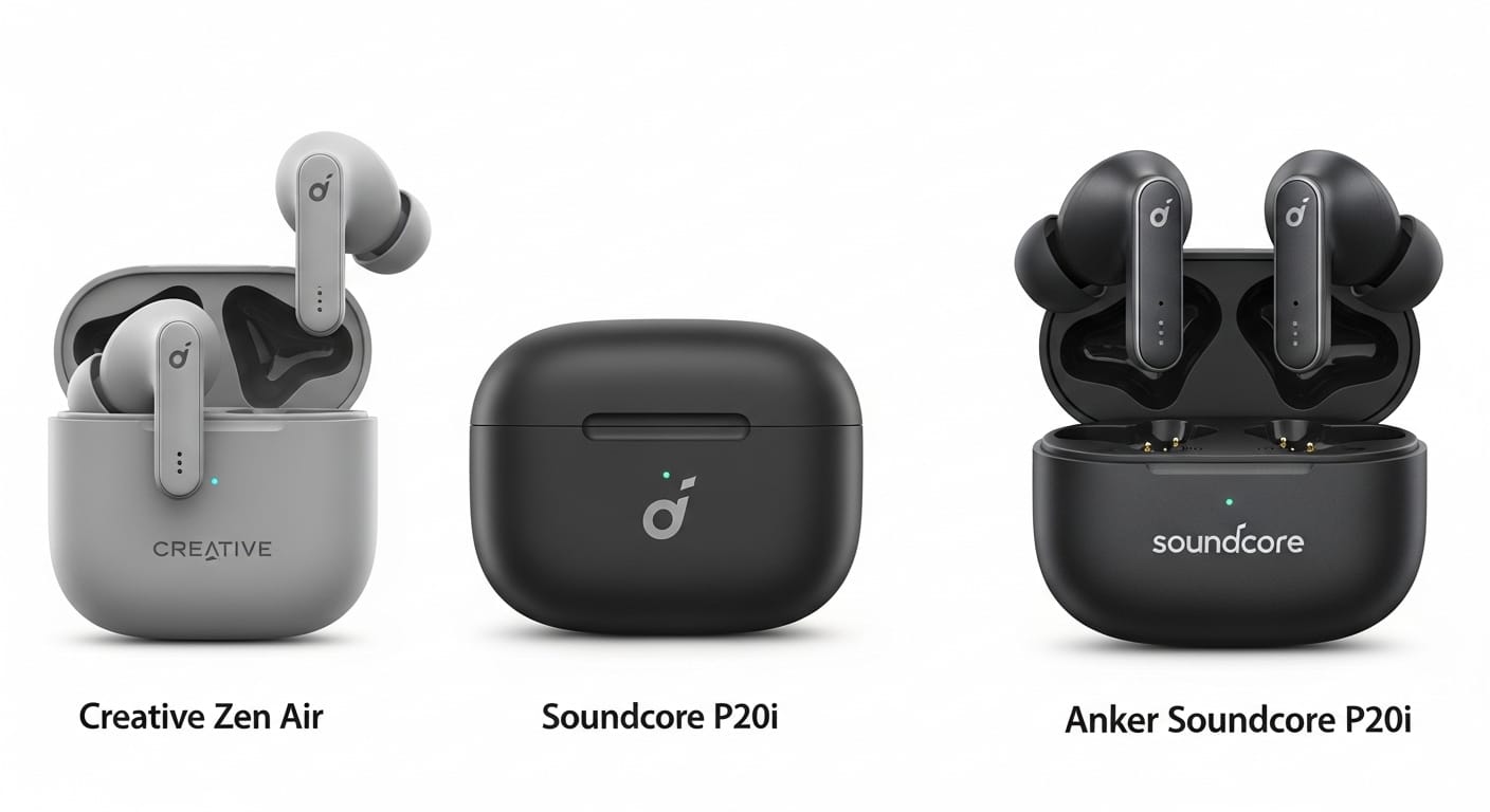 Creative Zen Air vs. Anker Soundcore P20i: Das Duell der Preis-Leistungs-Könige