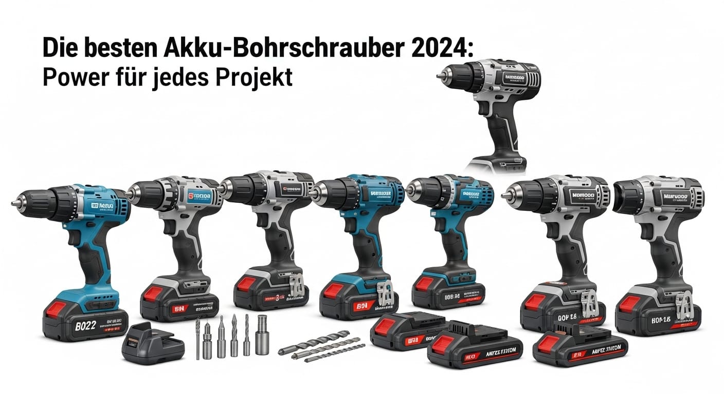 Die besten Akku-Bohrschrauber 2024: Kraftpakete für jede Werkstatt