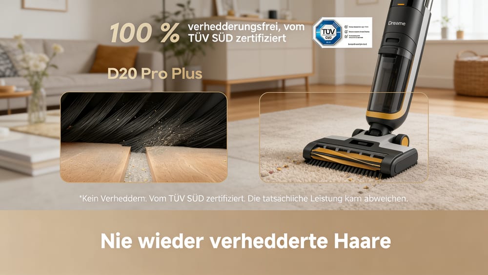 Test: Dreame D20 Pro Plus – Saugkraft-Gigant mit Kanten-Perfektion