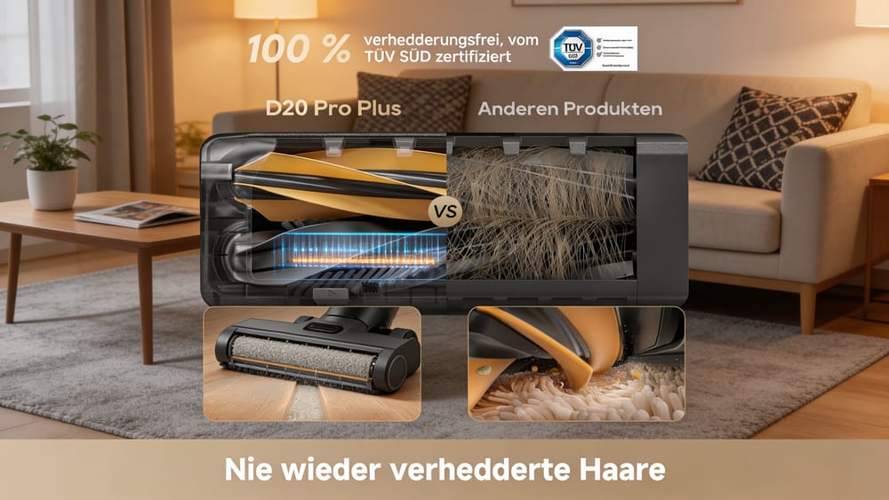 Test: Dreame D20 Pro Plus – Ausgefahrene Krallen gegen den Staub