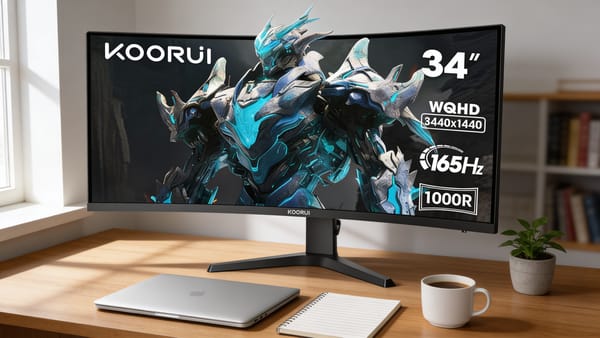 Test: KOORUI 34E6UC – Preisbrecher-Ultrawide mit VA-Altlasten
